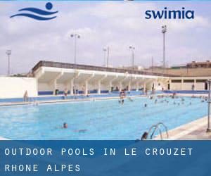 Outdoor Pools in Le Crouzet (Rhône-Alpes)